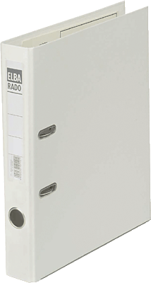 Elba Ordner rado-Plast/10494WE für DIN A4 weiß PVC