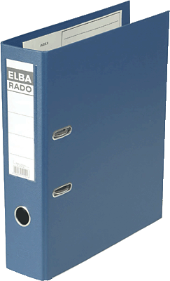 Elba Ordner rado-Plast/10497BL für DIN A4 blau PVC
