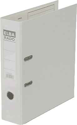 Elba Ordner rado-Plast/10497WE für DIN A4 weiß PVC