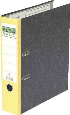 Elba Ordner rado/10407FGB für DIN A4 gelb
