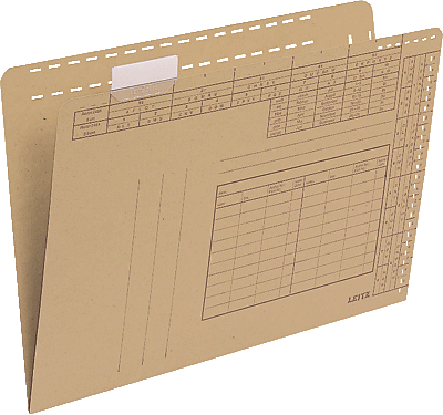 Leitz Einstellmappen 2435/2435-00-00 DIN A4 natur 250 g/qm Inh.100