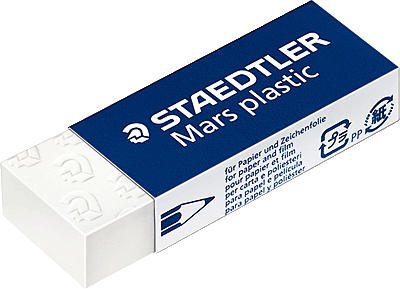 Staedtler Radierer 52650/526 50 65 x 23 x 13 mm weiß
