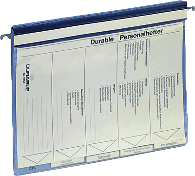DURABLE Personalhefter/2555-06 für DIN A4 blau