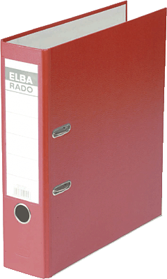 Elba Ordner rado-Lux Brillant/10417RO für DIN A4 rot