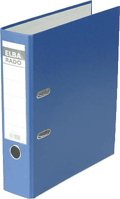 Elba Ordner rado-Lux Brillant/10417BL für DIN A4 blau