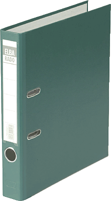 Elba Ordner rado-Lux Brillant/10414GN für DIN A4 grün