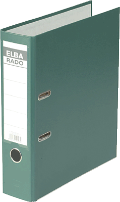 Elba Ordner rado-Lux Brillant/10417GN für DIN A4 grün