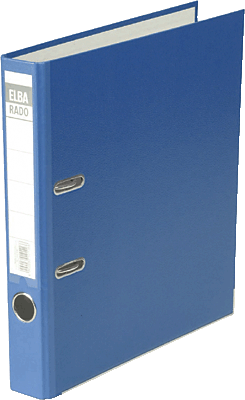Elba Ordner rado-Lux Brillant/10414BL für DIN A4 blau