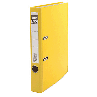 Elba Ordner rado-Lux Brillant/10414GB für DIN A4 gelb