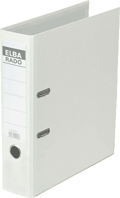 Elba Ordner rado-Lux Brillant/10417WE für DIN A4 weiß