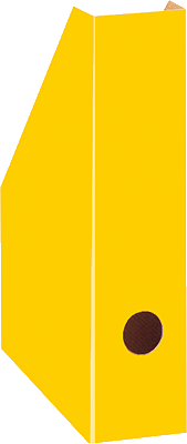 Landre Stehsammler/350000005 7x22,5x30 cm gelb Karton