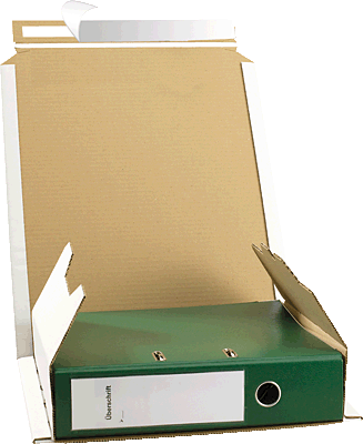 Smartboxpro Ordner-Versandverpackung/143389114 320 x 290 x 35-80 mm weiß