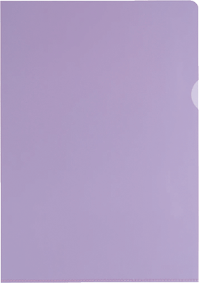 Elba Sichthülle A4 violett/76442VI für DIN A4 PVC Hartfolie 150my Inh.25