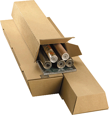 Smartboxpro Trapez-Versandverpackungen/141691114 610 x 145/108 x 75 mm braun A1