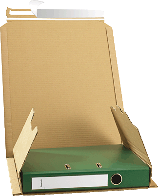 Smartboxpro Ordner-Versandverpackung/143387114 320 x 290 x 35-80 mm braun