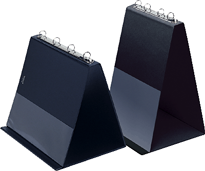 Veloflex Tisch-Flipchart/4102080 DIN A4-quer schwarz PVC
