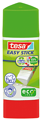 Tesa Klebestift Easy Stick ecoLogo, 25g/57030-00200-00 Inh.25 g