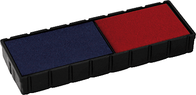 Colop Ersatzkissen für S 120/WD/3101162302 rot/blau Inh.2