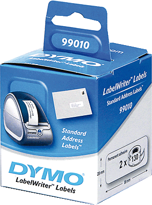 Dymo LabelWriter-Etiketten/S0722370 89 x 28 mm weiß Adressetiketten Inh.260