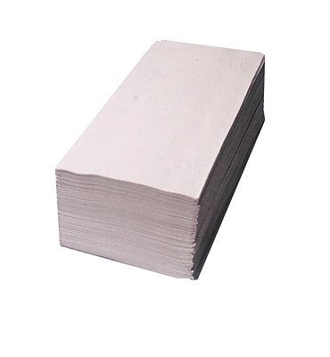 Handtücher, grau, Zick-Zack-Falzung/897072 25x23 cm grau  Inh.5.000 Tücher