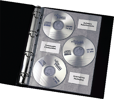 Veloflex CD/DVD-Prospektüllen A4/4359005 PVC Inh.10