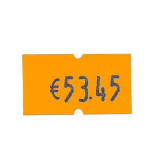Etiketten für Preis-/Warenauszeichner, orange