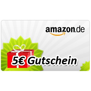 Amazon Gutschein über 5 Euro