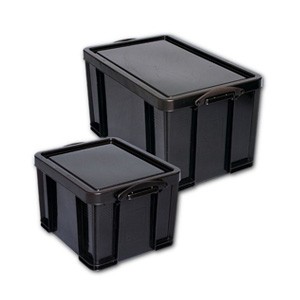 Really Useful Box Mehrzweckboxen-Set, schwarz