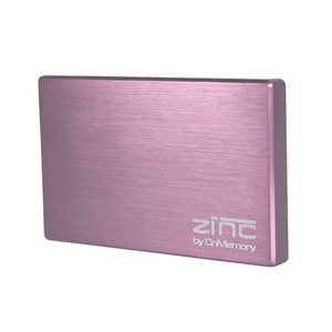 Mobile Festplatte "Zinc", 500 GB, pink