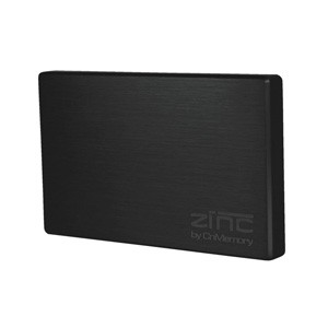 Mobile Festplatte "Zinc", 500 GB, schwarz