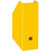 Landre Stehsammler/350000009 10,5x26x31cm gelb Karton