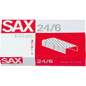 Heftklammern SAX 24/6/1-246-00 verzinkt Inh.1000