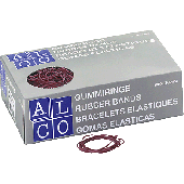 Alco Gummiringe im Karton/745 Ø 65 mm rot Inh.1000 g
