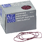 Alco Gummiringe im Karton/740 Ø 65 mm rot Inh.500 g