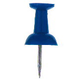 Alco Pin-Wand-Nadeln/66015 blau Inh.20
