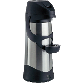 Emsa Getränkespender Presto pump Pot/500833 edelstahl schwarz 2130 g Inh.3,0 l