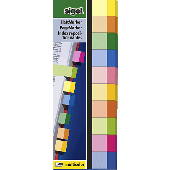 Sigel Haftmarker Multicolor/HN682 50x150 mm 10 Farben im Pocket,  Inh.500 BL