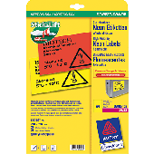 Avery Zweckform Neonrot Etiketten/L6005-25 210 x 297 mm Inh.25