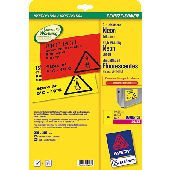 Avery Zweckform Neongelb Etiketten/L6006-25 210 x 297 mm Inh.25