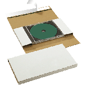 Smartboxpro CD/DVD-CASE einzeln /146180161 228x130x17 mm weiß ohne Fenster
