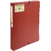 Exacompta Archivbox forever Recycled PP/553575E 330x250x40 mm ziegelrot Rücken 40 mm