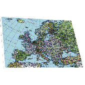 Läufer Schreibunterlage mit Weltkarte/45351 40x53cm