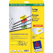 Avery Zweckform InkJet + Laser + Kopier-Etiketten/L6041-20 45,7 x 21,2 mm gelb Inh.960
