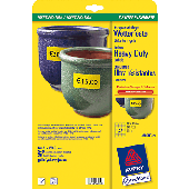 Avery Zweckform Folien-Etiketten/L6105-20 63,5 x 29,6 mm gelb Laser+Kopierer Inh.540