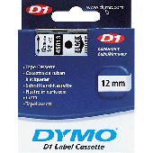 Dymo Schriftbänder D1/S0720530 schwarz/weiß 12mm x 7mm