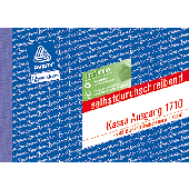 Zweckform KassaAusgang/1710 A6 quer weiß/rosa selbstdurchschreibend 2x40 Blatt