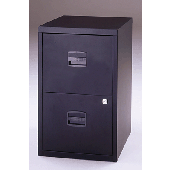 Light Büroschubladenschrank /PFA2433 H672xB413xT400 mm schwarz