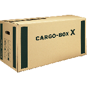 Smartboxpro Umzugskartons/118133122 637x360x340 mm braun/grün 645x348x376 mm