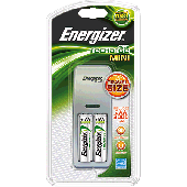 Energizer Ladegerät MINI Charger/633116 inkl. 2 AA Akkus 2000mAh MINI Charger 2000mAH Inh.1