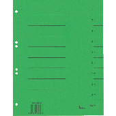 Bene Trennblätter A4/98300grün Inh.50